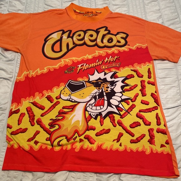 Flaming Hot Cheetos Shirt Unisex Size S - Picture 2 of 4
